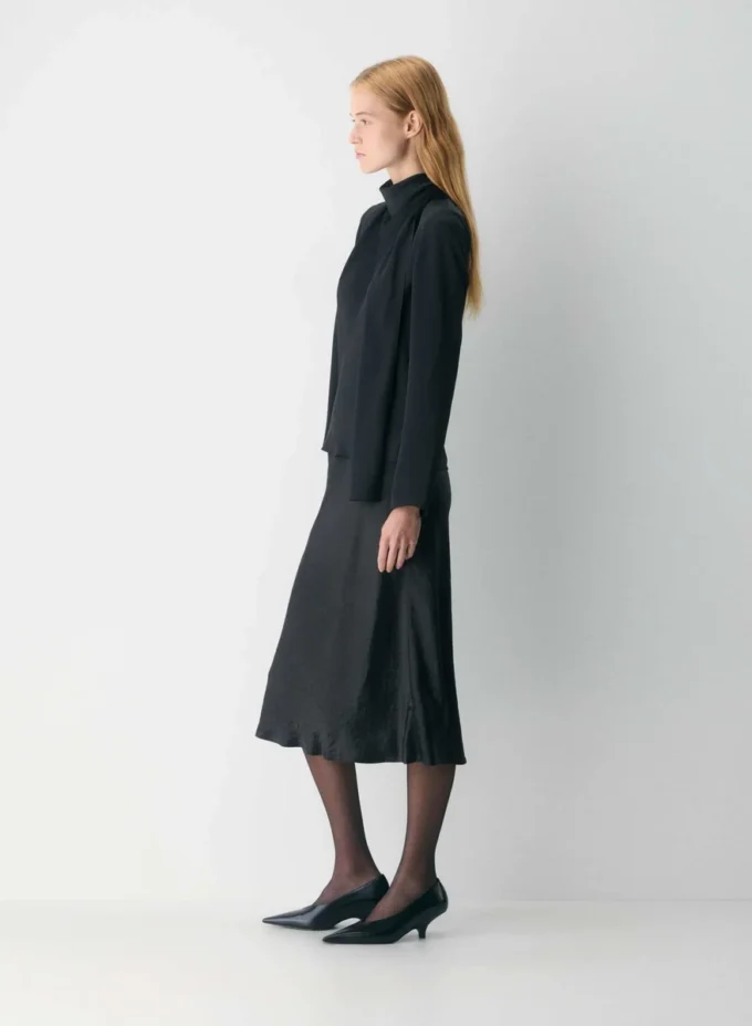 Slip Satin Midi Skirt Slip Satin Midi Skirt