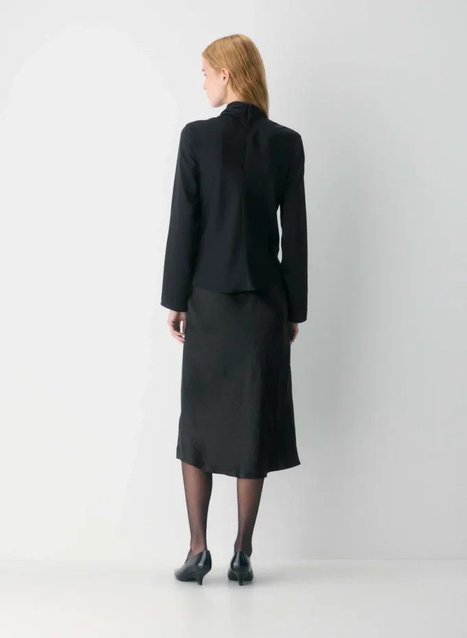 Slip Satin Midi Skirt Slip Satin Midi Skirt