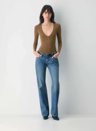 Soft Seamless Lapis Bodysuit