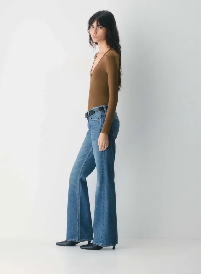 Soft Seamless Lapis Bodysuit