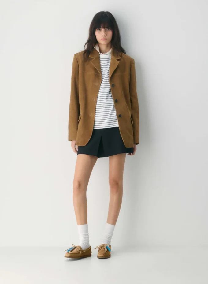 Sperry x Aritzia AO Boat Shoe – Nubuck Leather