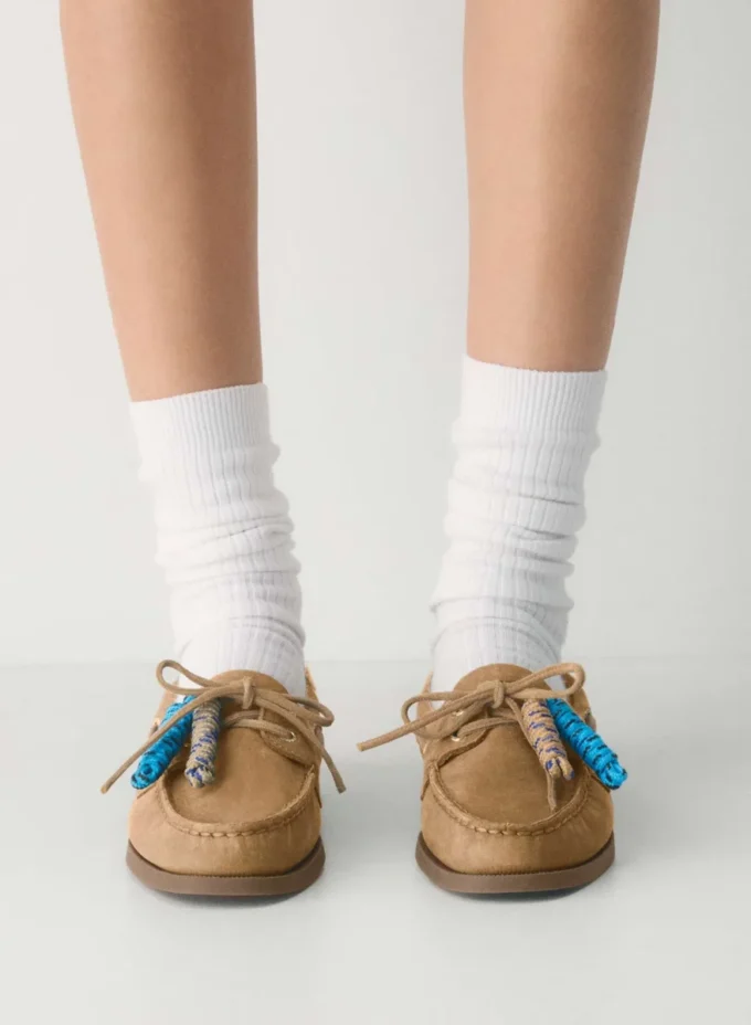 Sperry x Aritzia AO Boat Shoe – Nubuck Leather