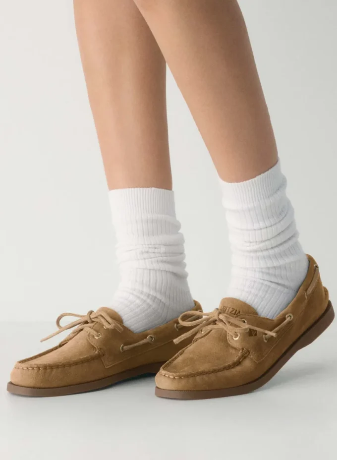 Sperry x Aritzia AO Boat Shoe – Nubuck Leather