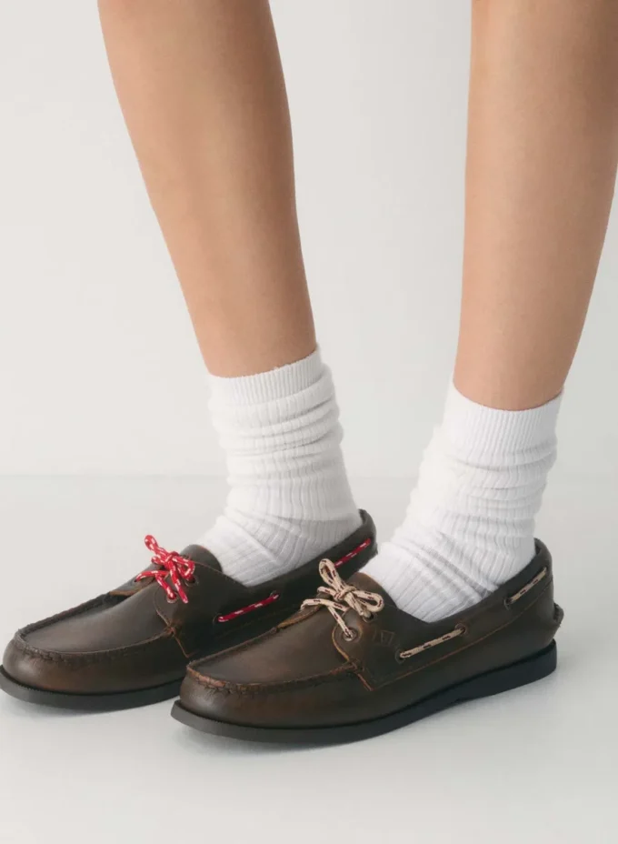 Sperry x Aritzia AO Boat Shoe – Smooth Leather