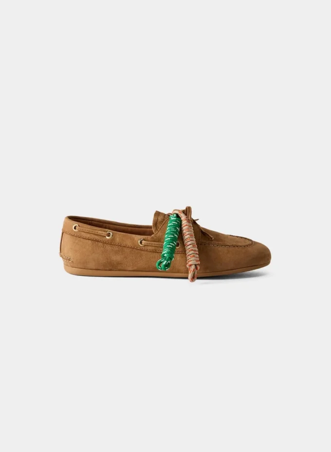 Sperry x Aritzia Slim Boat Shoe – Nubuck Leather