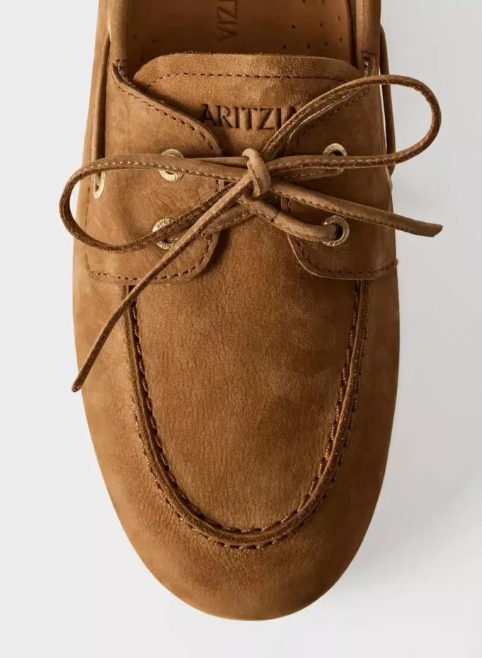 Sperry x Aritzia Slim Boat Shoe – Nubuck Leather