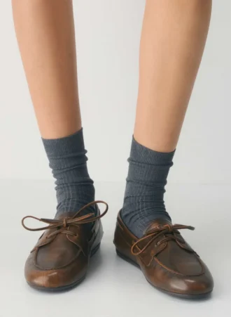 Sperry x Aritzia Slim Boat Shoe – Smooth Leather