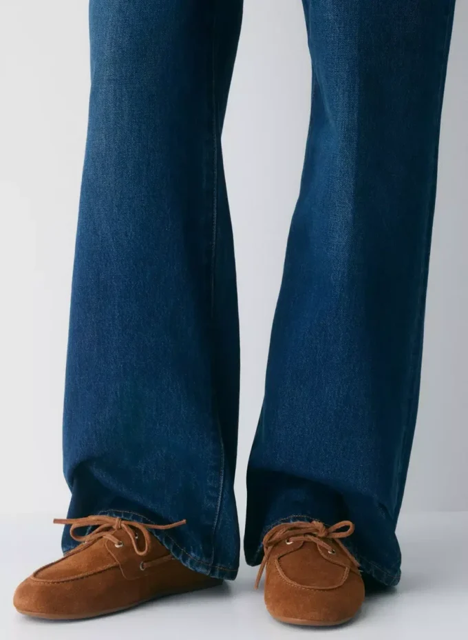 Sperry x Aritzia Slim Boat Shoe – Suede Leather Sperry x Aritzia Slim Boat Shoe – Suede Leather