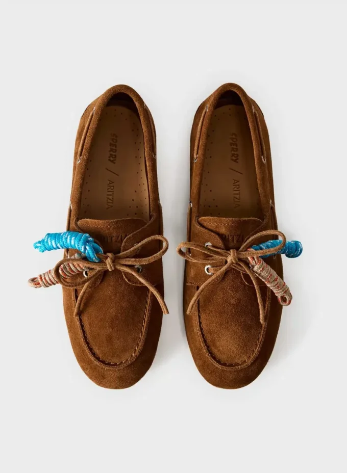 Sperry x Aritzia Slim Boat Shoe – Suede Leather Sperry x Aritzia Slim Boat Shoe – Suede Leather