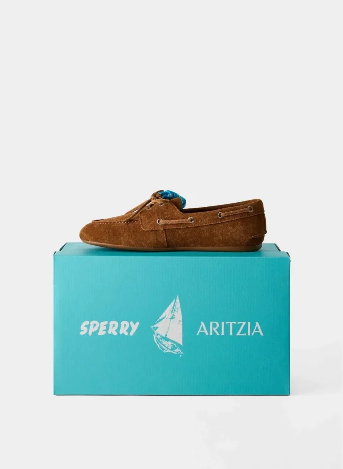 Sperry x Aritzia Slim Boat Shoe – Suede Leather Sperry x Aritzia Slim Boat Shoe – Suede Leather