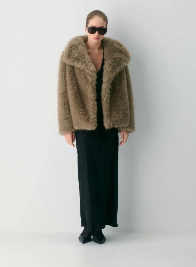 St. Moritz Coat – Arctic Faux Fur St. Moritz Coat – Arctic Faux Fur