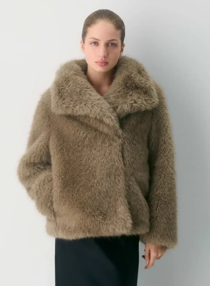 St. Moritz Coat – Arctic Faux Fur St. Moritz Coat – Arctic Faux Fur