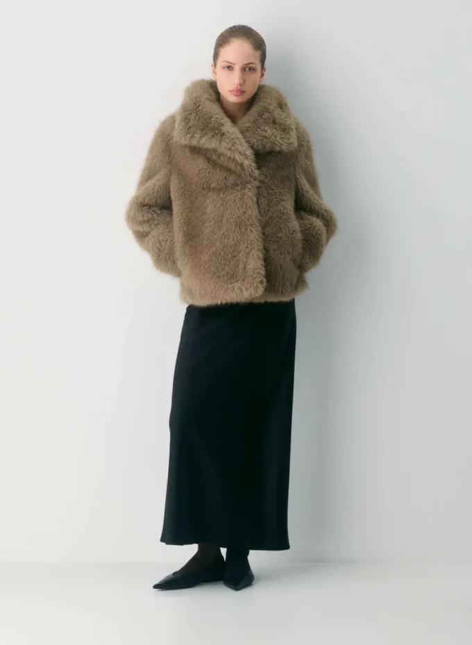 St. Moritz Coat – Arctic Faux Fur St. Moritz Coat – Arctic Faux Fur