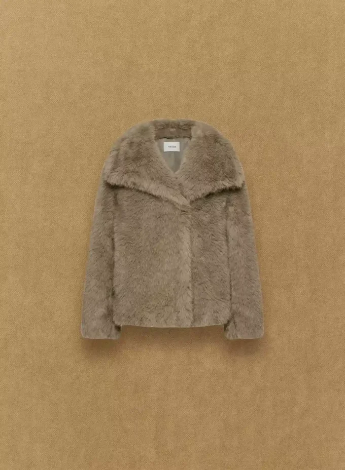 St. Moritz Coat – Arctic Faux Fur St. Moritz Coat – Arctic Faux Fur