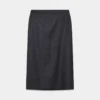 Stiletto Wool Skirt