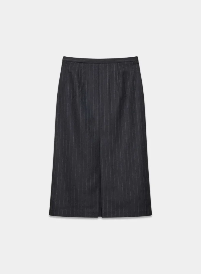 Stiletto Wool Skirt