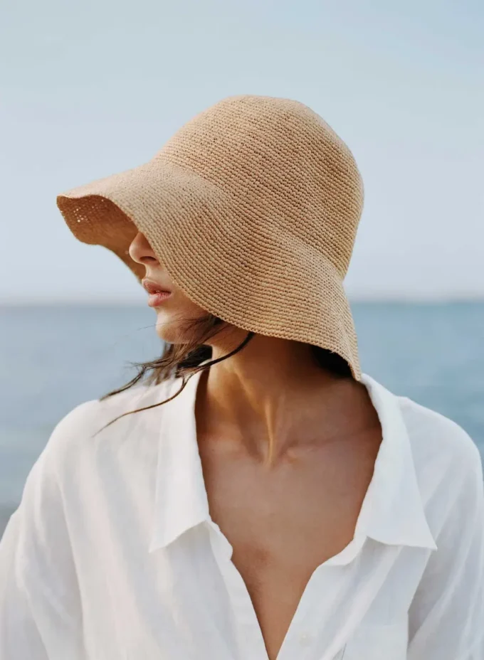 Sunbeam Raffia Mini-brim Hat