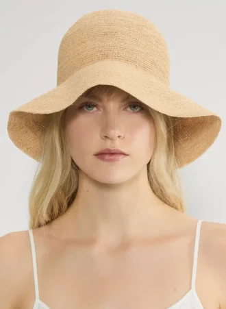 Sunbeam Raffia Short-brim Hat