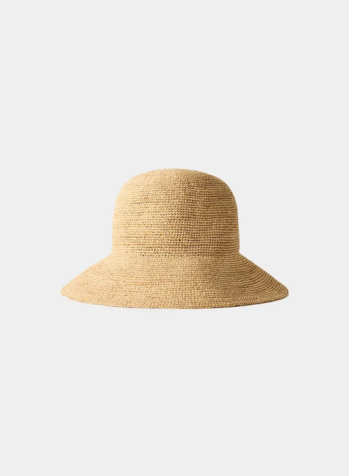 Sunbeam Raffia Short-brim Hat