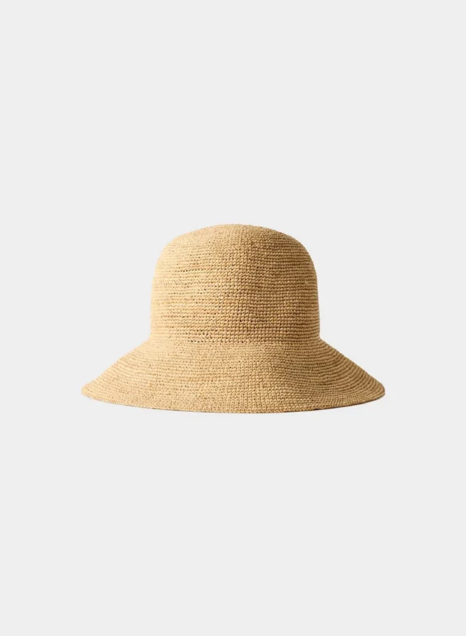 Sunbeam Raffia Short-brim Hat