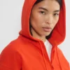 Terry Sweatfleece Boyfriend Boxy Zip Hoodie