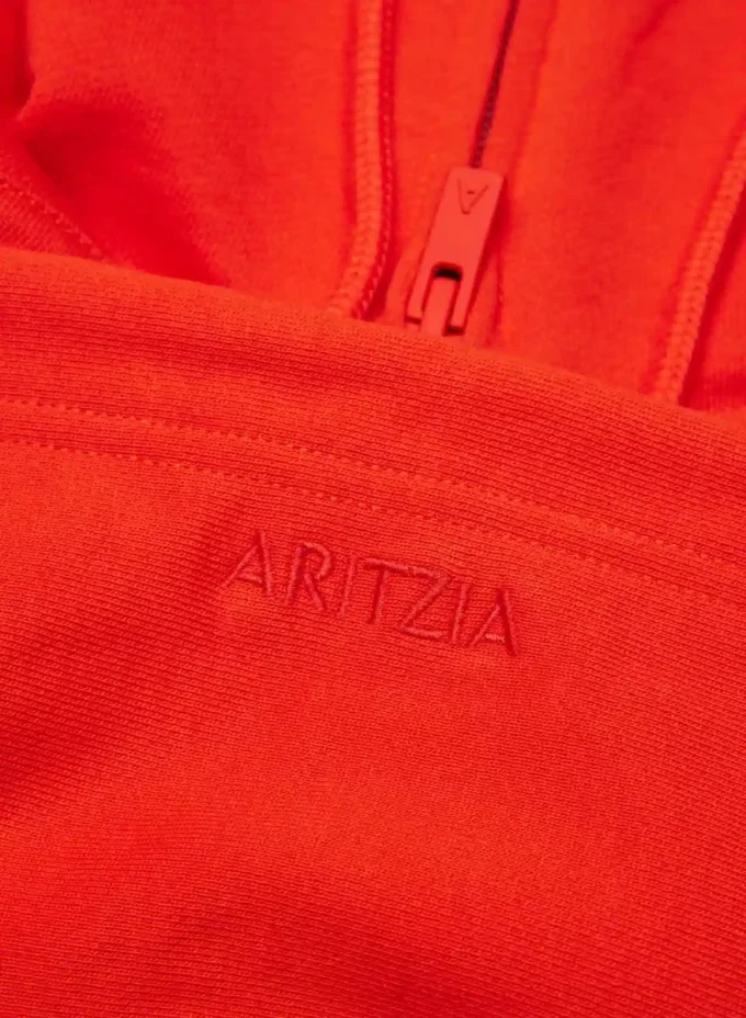 Terry Sweatfleece Boyfriend Boxy Zip Hoodie