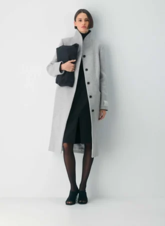 The Cocoon Long Coat – Luxe Wool Cashmere