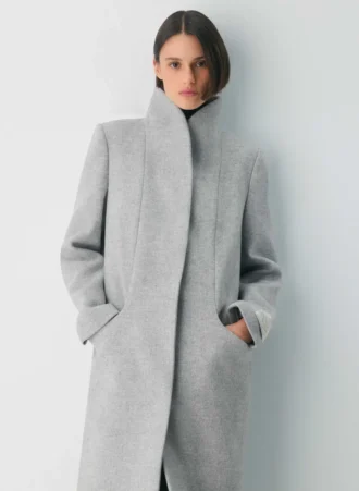 The Cocoon Long Coat – Luxe Wool Cashmere