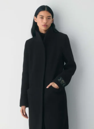 The Cocoon Long Coat – Soft Wool Cashmere