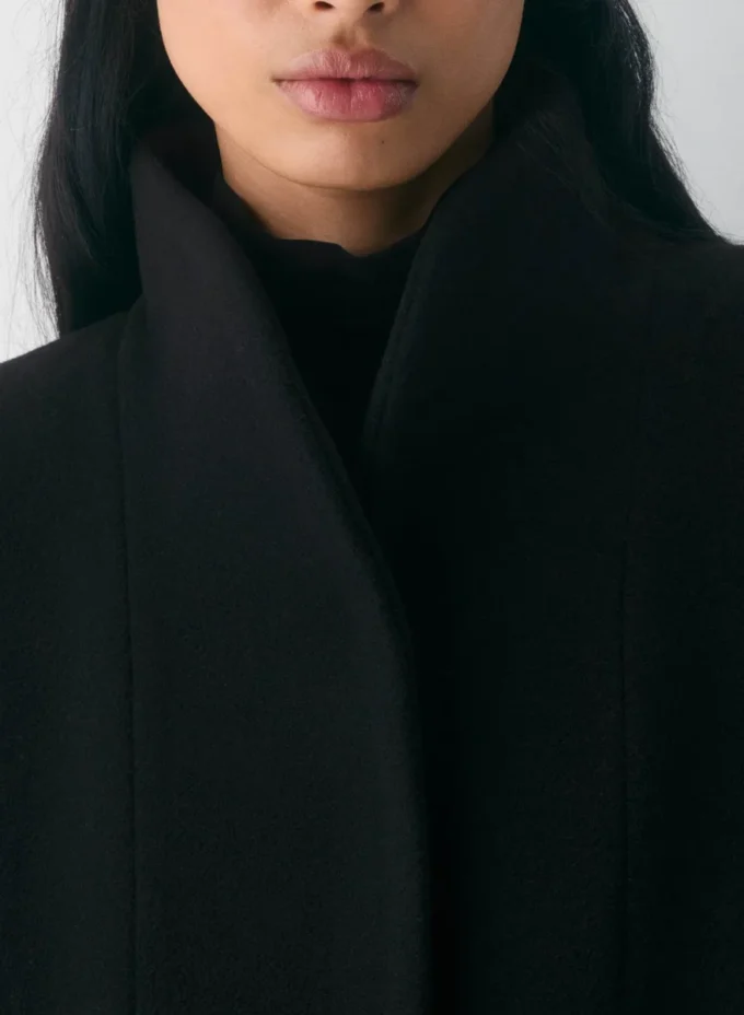 The Cocoon Long Coat – Soft Wool Cashmere The Cocoon Long Coat – Soft Wool Cashmere