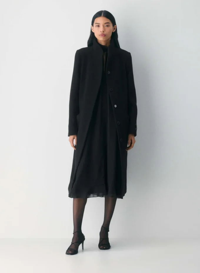 The Cocoon Long Coat – Soft Wool Cashmere The Cocoon Long Coat – Soft Wool Cashmere