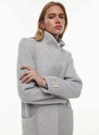 The Cocoon Long Coat – Wool Cashmere