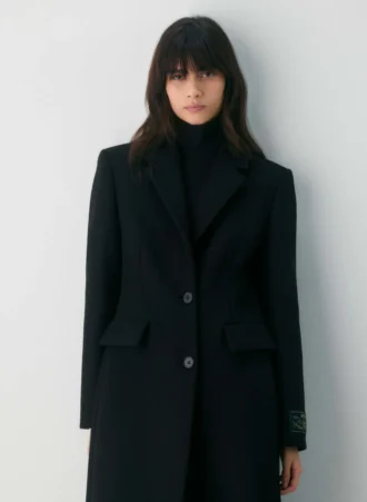 The Evening Coat – Luxe Wool Cashmere