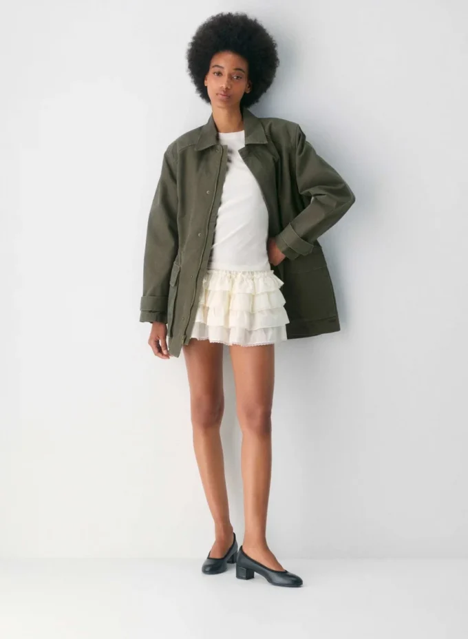 Theo Poplin Skort