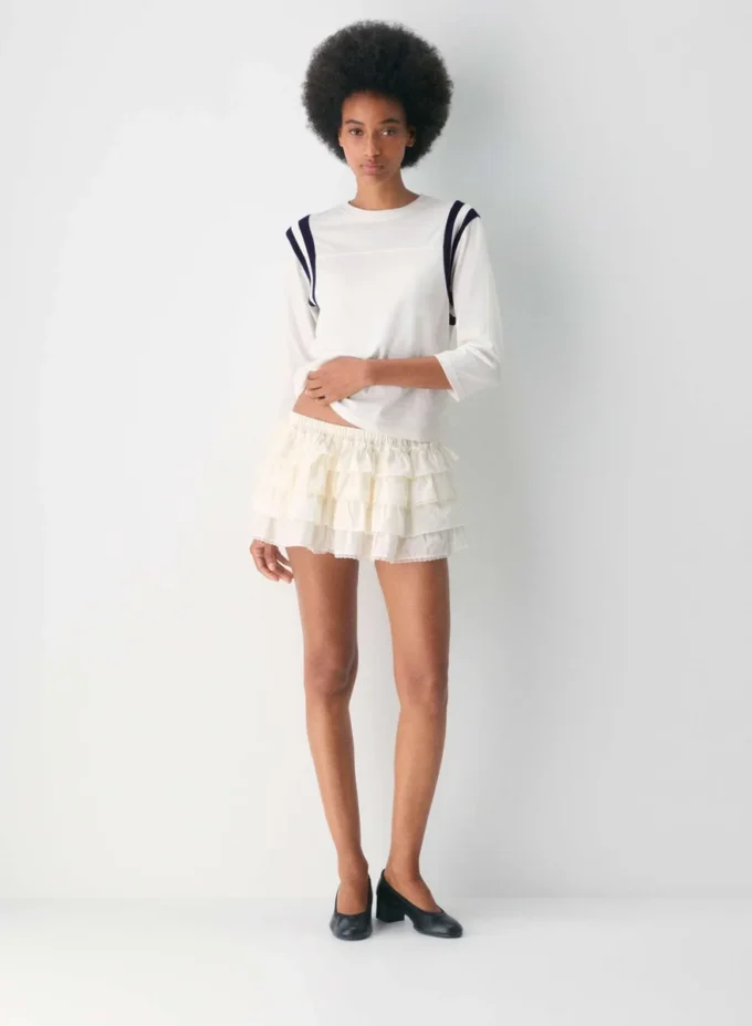 Theo Poplin Skort