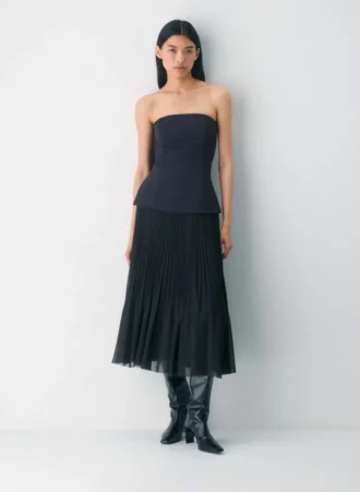 Twirl Pleated Skirt