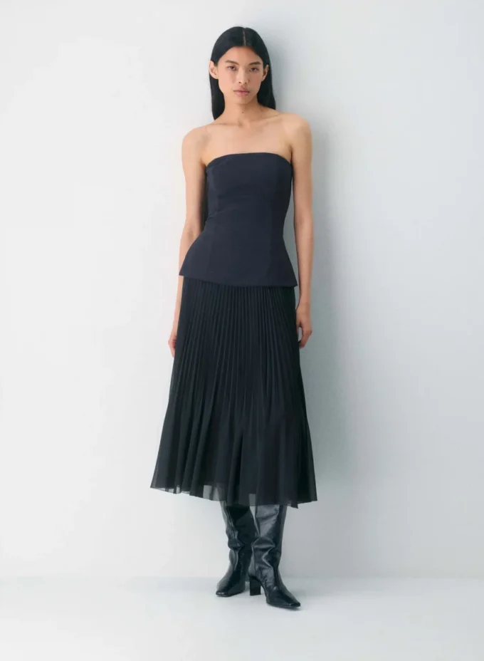 Twirl Pleated Skirt