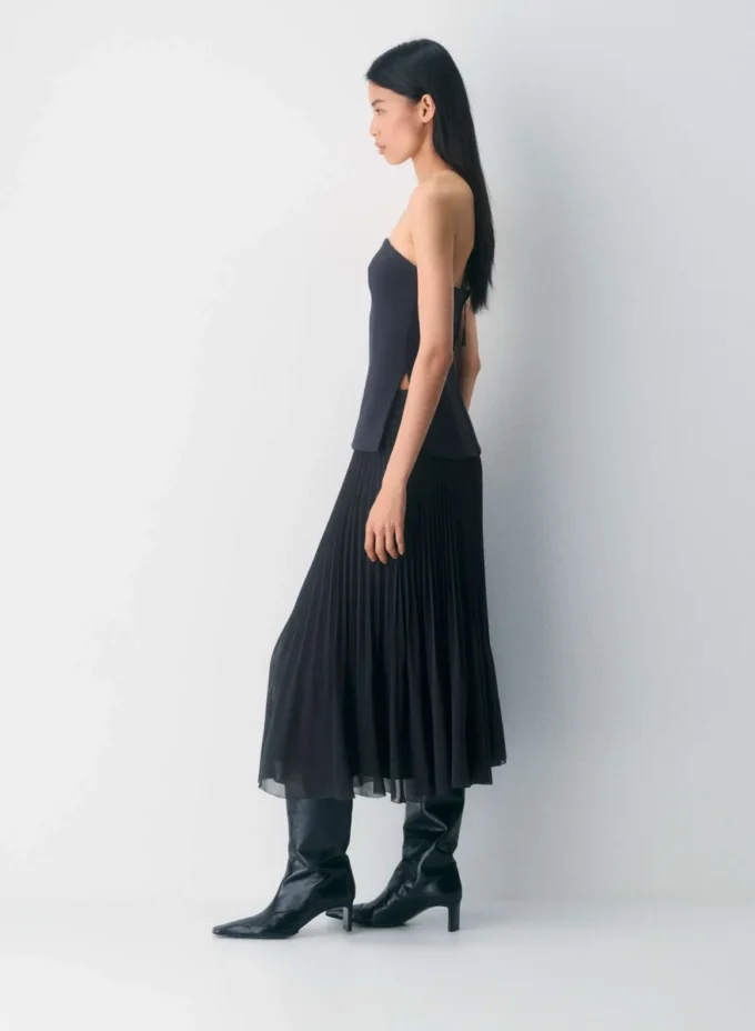 Twirl Pleated Skirt