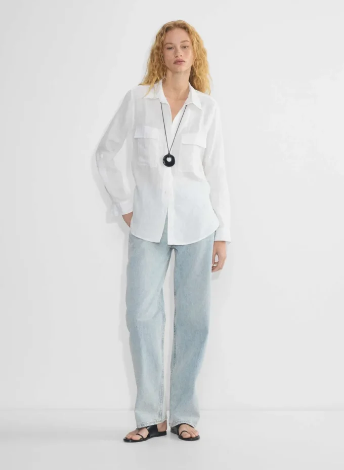 Utility Linen Shirt