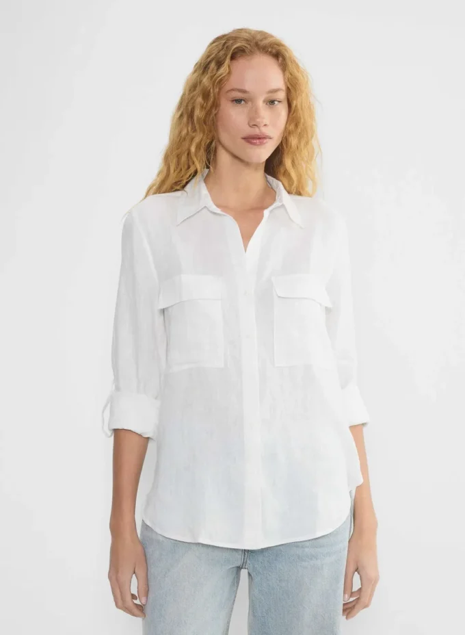 Utility Linen Shirt