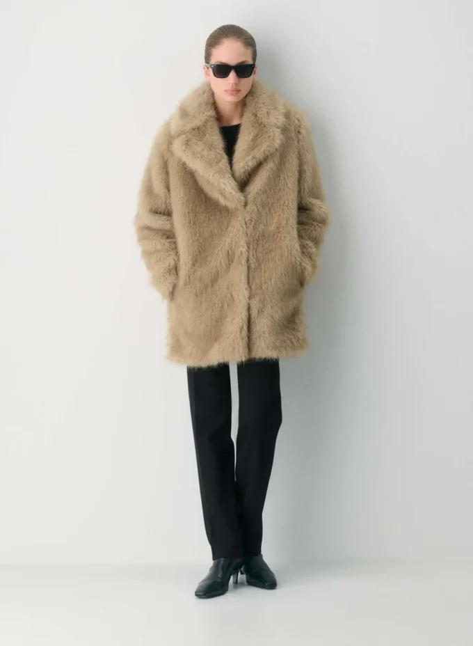 Verbier Coat – Arctic Faux Fur