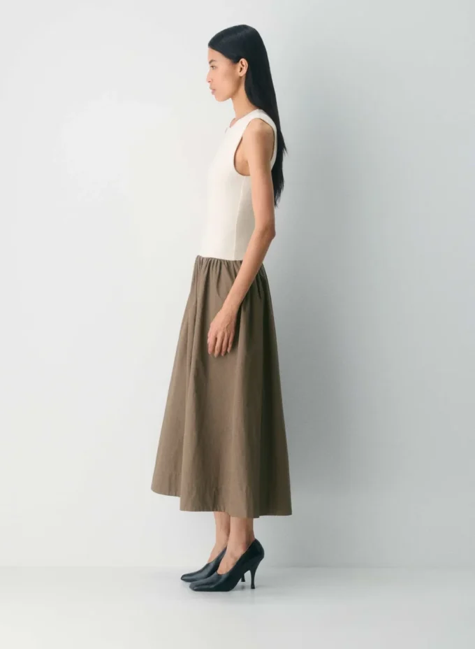 Worldly Poplin Dress