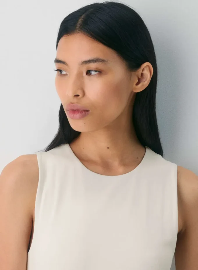 Worldly Poplin Dress