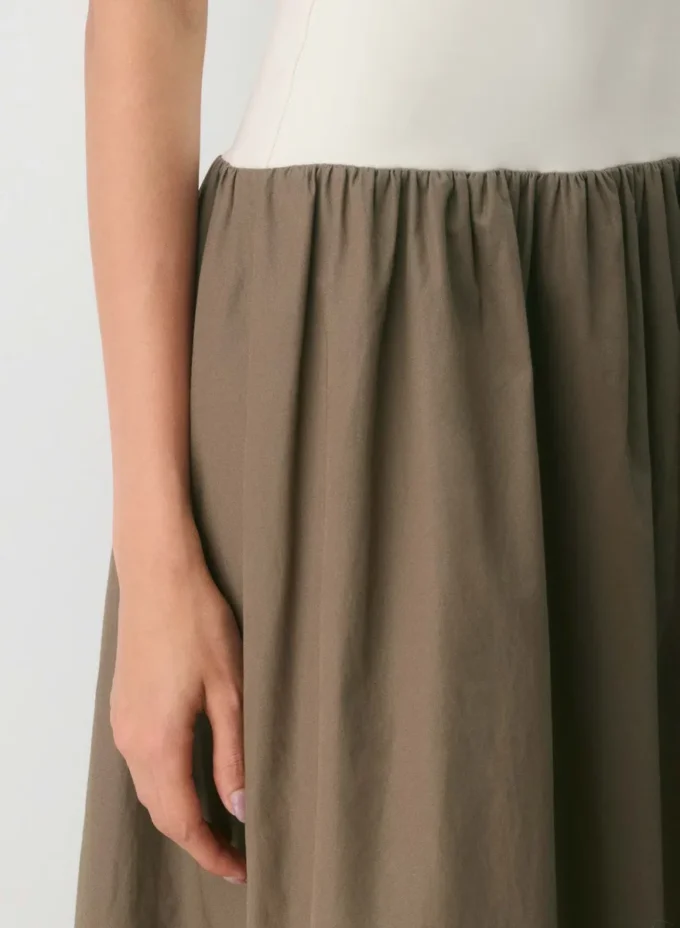 Worldly Poplin Dress