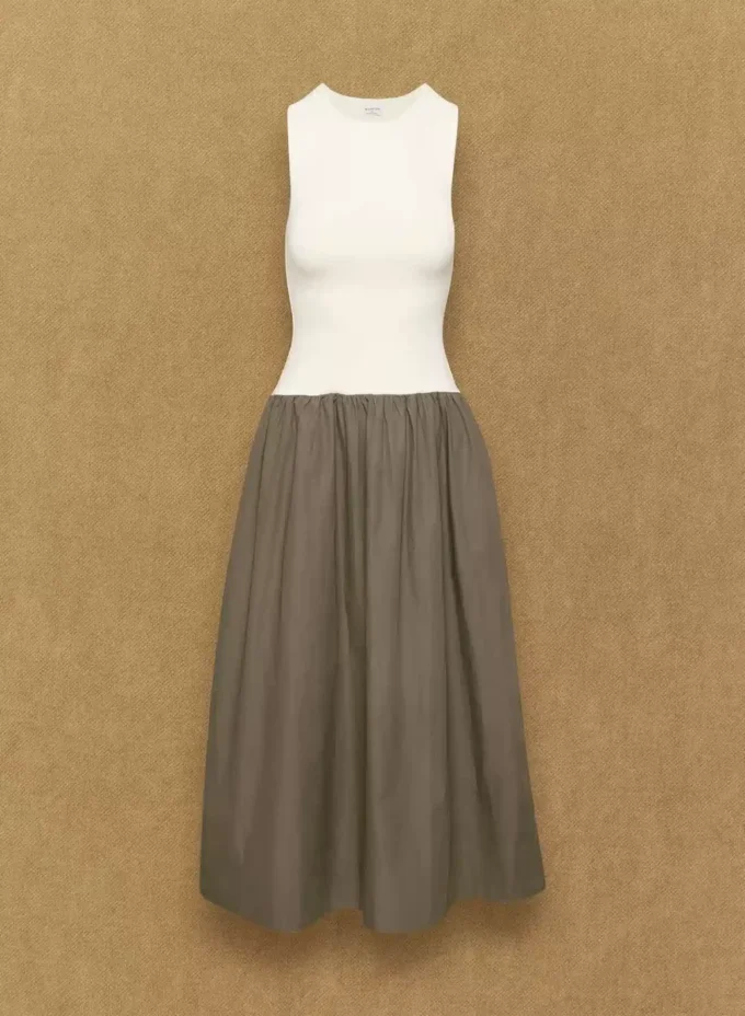 Worldly Poplin Dress